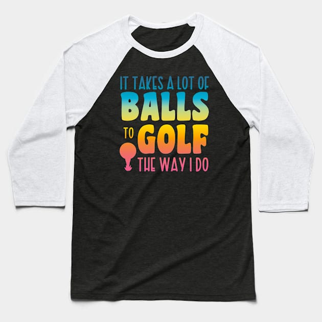 Golfing Baseball T-Shirt by Xtian Dela ✅